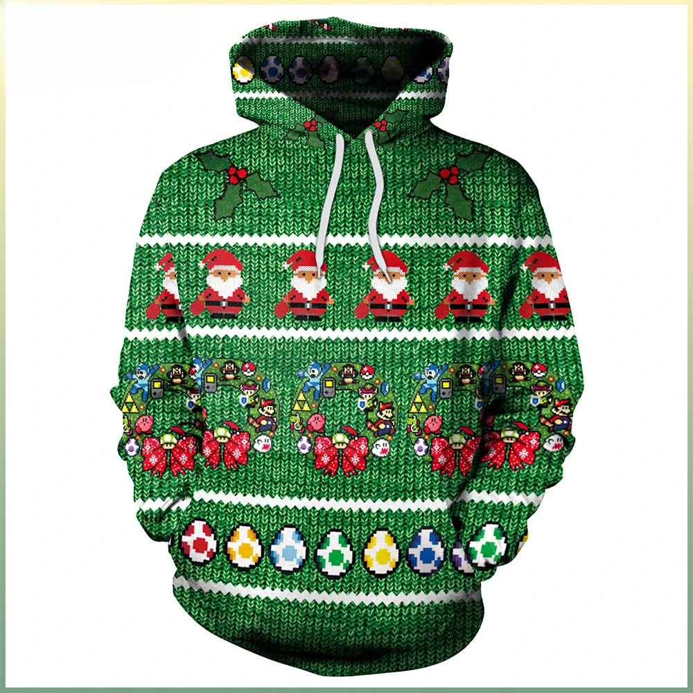Winter men's 3D Printed Pullover Oversize Casual men's Christmas Style Hoodie Minimalist Design Loose Fitting Harajuku Hoodies
Winter men's 3D Printed Pullover Oversize Casual men's Christmas Style Hoodie Minimalist Design Loose Fitting Harajuku Hoodies