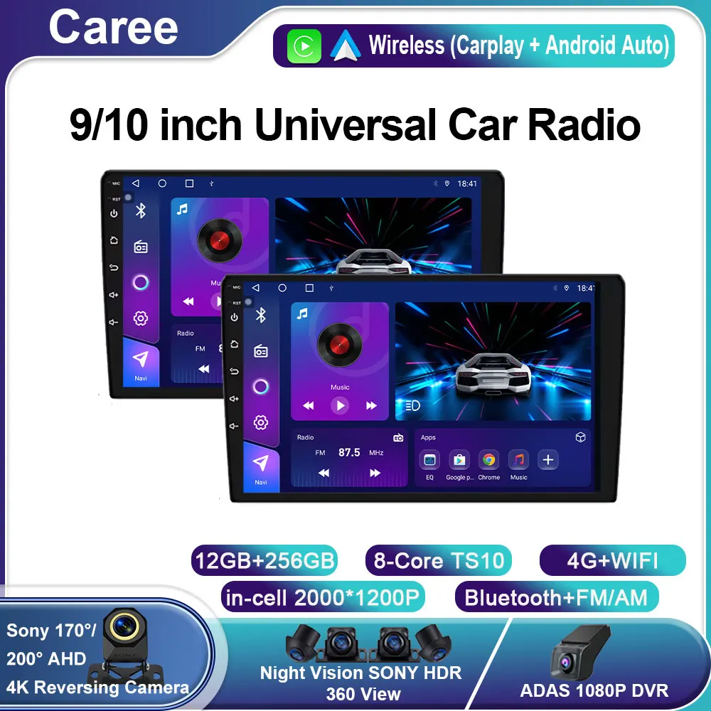 9/10 inch Android 15 Car Radio Android Auto Carplay Car Stereo Player Universal Multimedia WIFI GPS Autoradio Car Intelligent Sy
9/10 inch Android 15 Car Radio Android Auto Carplay Car Stereo Player Universal Multimedia WIFI GPS Autoradio Car Intelligent Sy