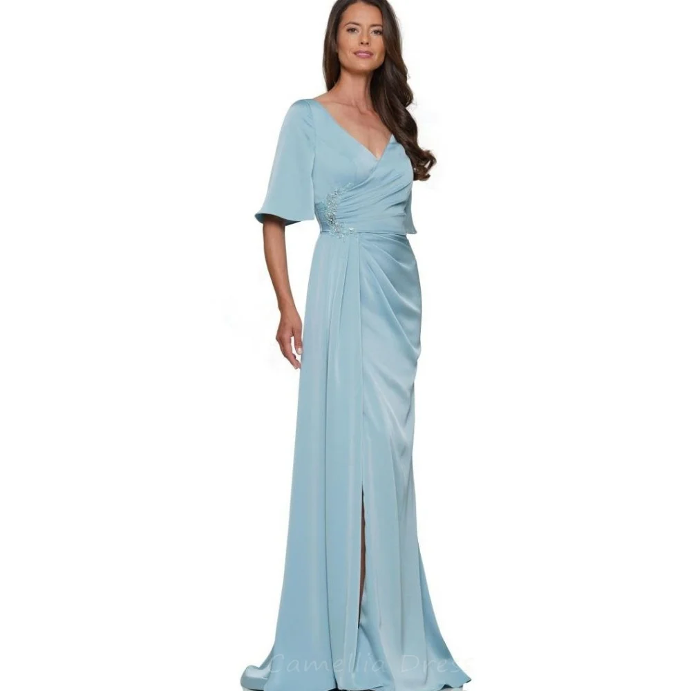 Customized Mother of the Bride Dress Simple Elegant Dress One Shoulder Vinatge Sheath Party Gown vestido invitada boda
Customized Mother of the Bride Dress Simple Elegant Dress One Shoulder Vinatge Sheath Party Gown vestido invitada boda