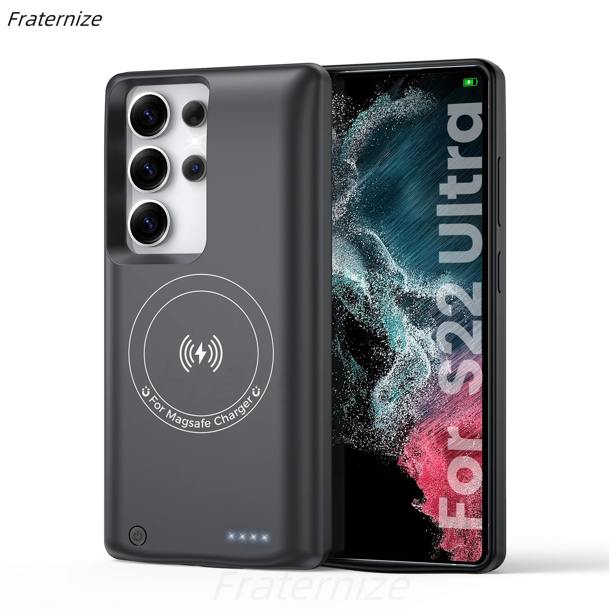 Battery Charger Case for Samsung Galaxy S22/S22 Plus/S22 Ultra Magnetic Wireless Power Case ForMagsafe Charging Cover PowerBank
Battery Charger Case for Samsung Galaxy S22/S22 Plus/S22 Ultra Magnetic Wireless Power Case ForMagsafe Charging Cover PowerBank