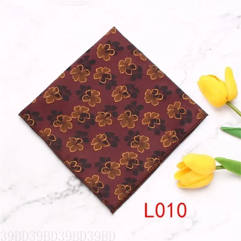 39BD 26x26CM Business Suit Handkerchief for Adult Print Pocket Square Bandanas MultiUse Face Towel Men Sweat Wipe Hankie
39BD 26x26CM Business Suit Handkerchief for Adult Print Pocket Square Bandanas MultiUse Face Towel Men Sweat Wipe Hankie