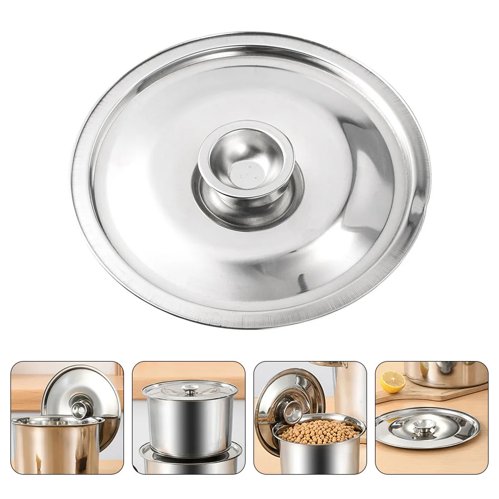 Stainless Steel Seasoning Pot Reusable Lid Pot Lid 14cm Universal Seasoning Pan Cover Metal Jar Top Spill Proof Lightweight
Stainless Steel Seasoning Pot Reusable Lid Pot Lid 14cm Universal Seasoning Pan Cover Metal Jar Top Spill Proof Lightweight