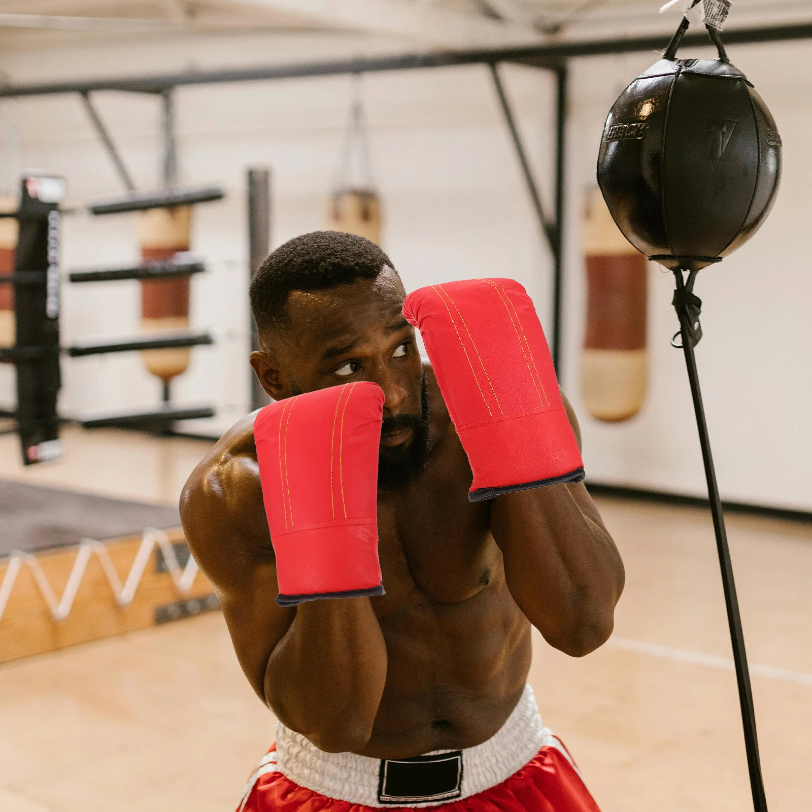 Boxing Gloves Red Training Child Adult Portable Kickboxing Sparring Durable Comfortable Fitness Workouts Martial Arts
Boxing Gloves Red Training Child Adult Portable Kickboxing Sparring Durable Comfortable Fitness Workouts Martial Arts