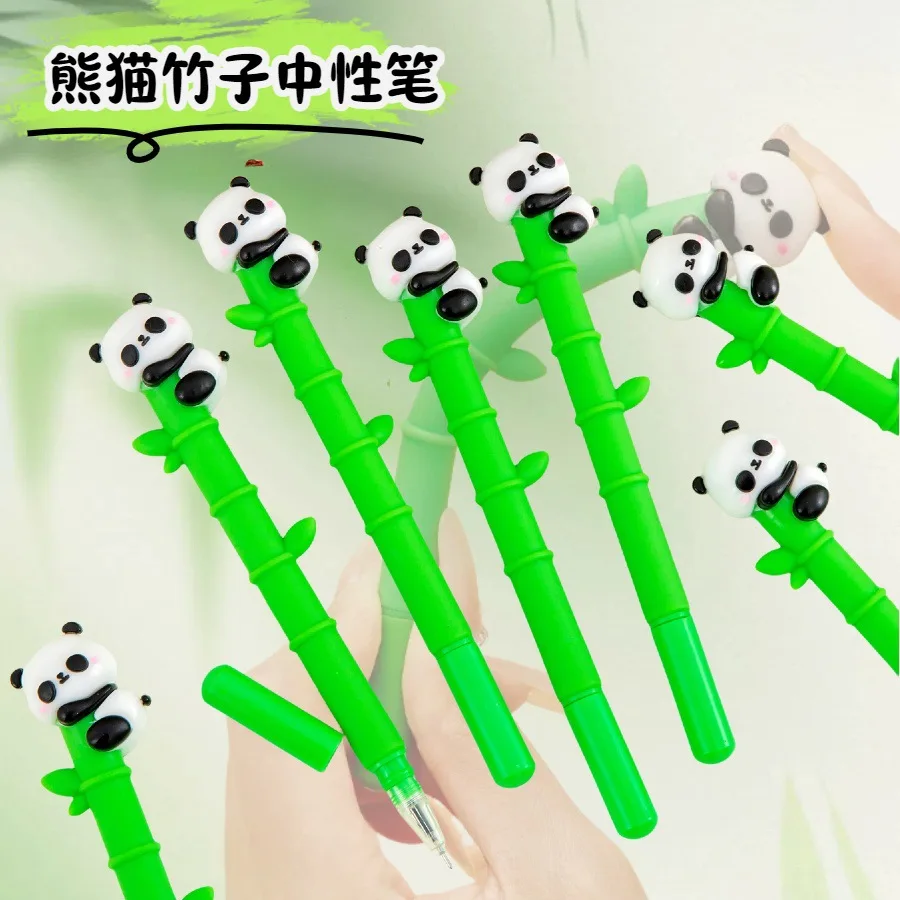 12 Pcs Panda Bamboo Neutral Pen High Value Soft Glue Bendable School Student 0.5mm Black Writing Supplies
12 Pcs Panda Bamboo Neutral Pen High Value Soft Glue Bendable School Student 0.5mm Black Writing Supplies