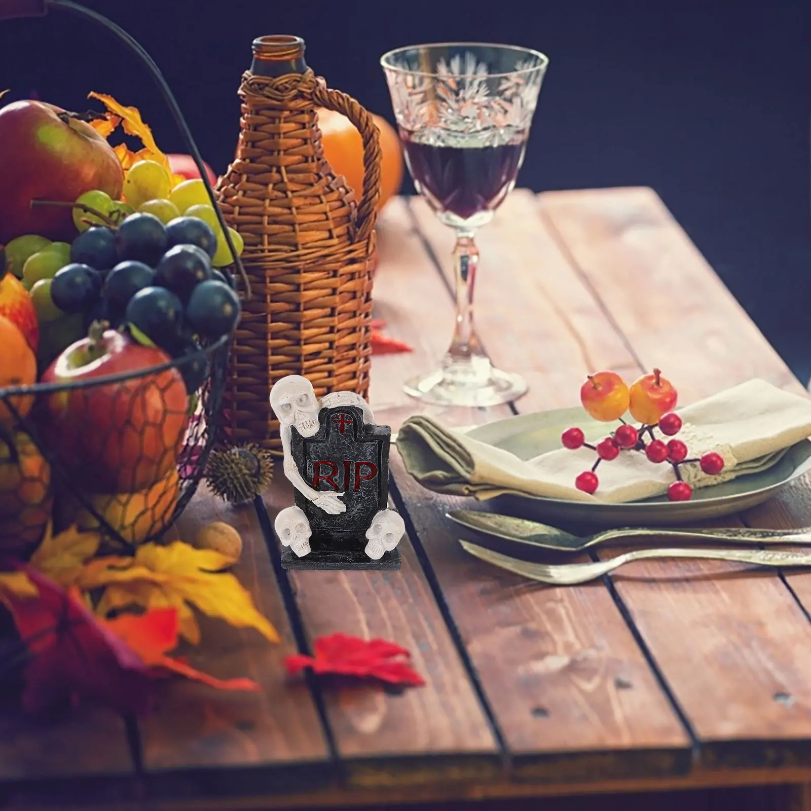 Halloween Resin Miniature Tombstone Durable Craft Decorative Scary Atmosphere Halloween Party Graveyard Decor Grave Stone
Halloween Resin Miniature Tombstone Durable Craft Decorative Scary Atmosphere Halloween Party Graveyard Decor Grave Stone