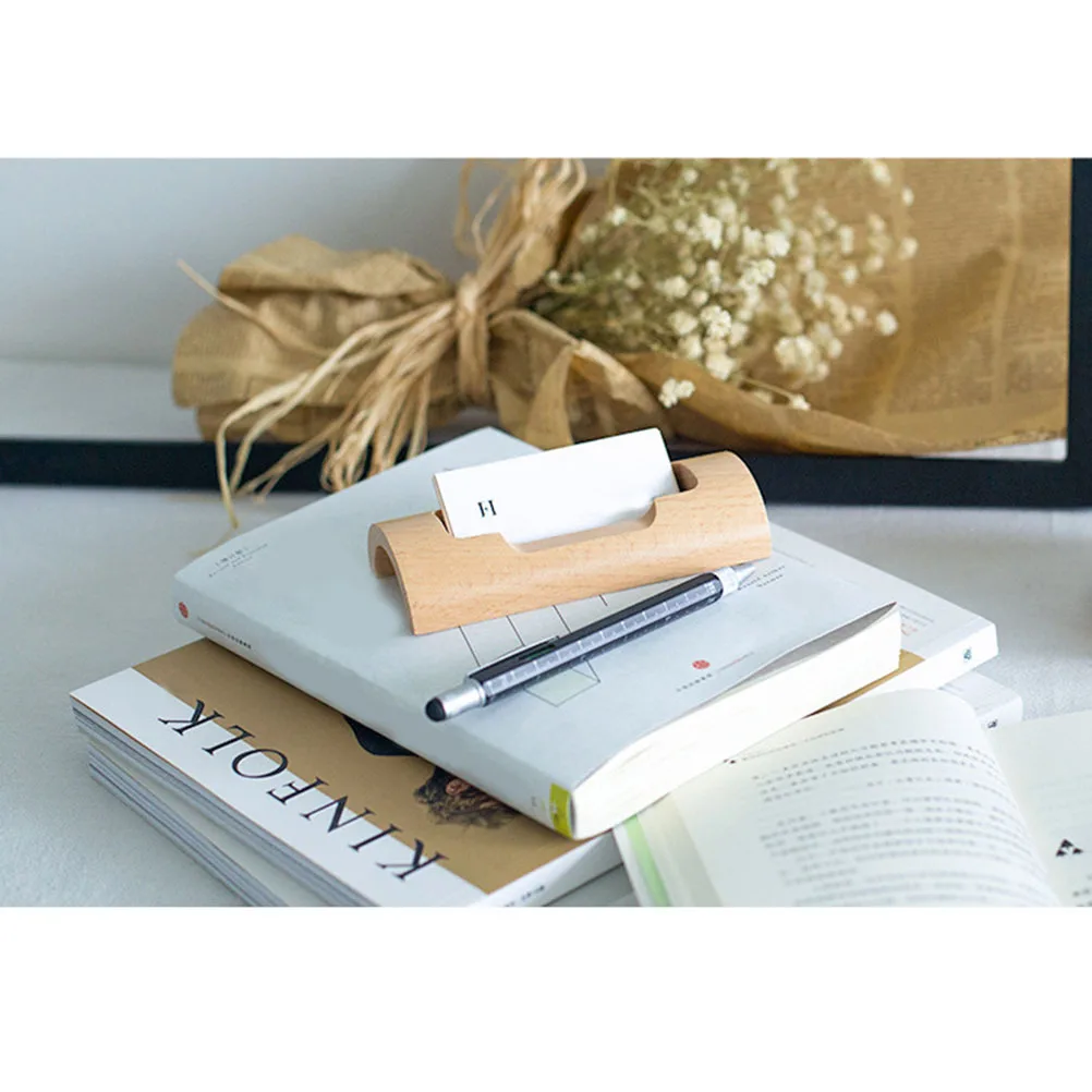 Solid Wood Name Holder Natural Beech Desktop Organizer Office Home Stationery Storage Business Card Case Table Accessories
Solid Wood Name Holder Natural Beech Desktop Organizer Office Home Stationery Storage Business Card Case Table Accessories