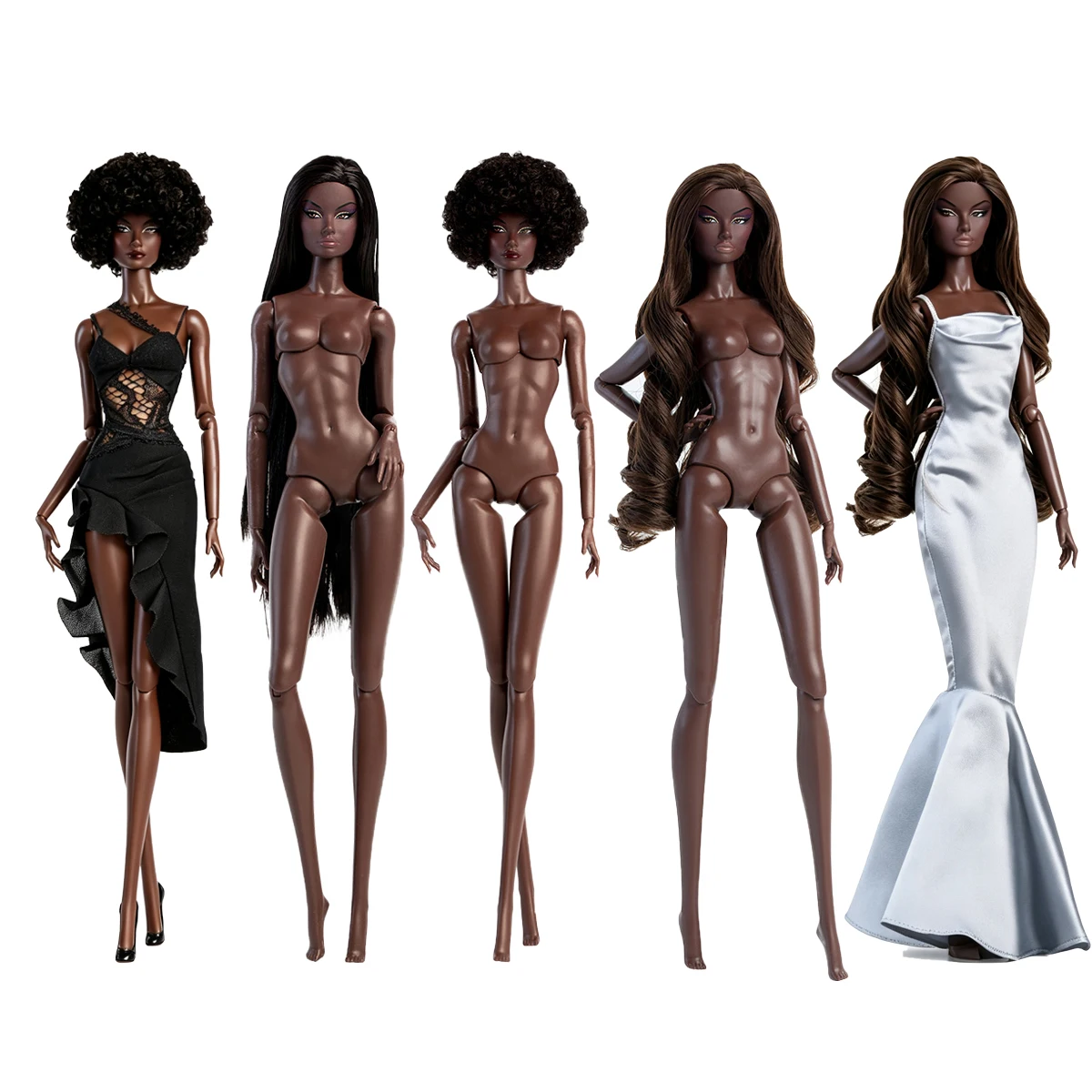 32cm Fashion Xianxian Supermodel Doll African Charcoal Skin Exquisite Make-up Joints Movable 1/6 ELARA Babi Doll Collection Gift
32cm Fashion Xianxian Supermodel Doll African Charcoal Skin Exquisite Make-up Joints Movable 1/6 ELARA Babi Doll Collection Gift