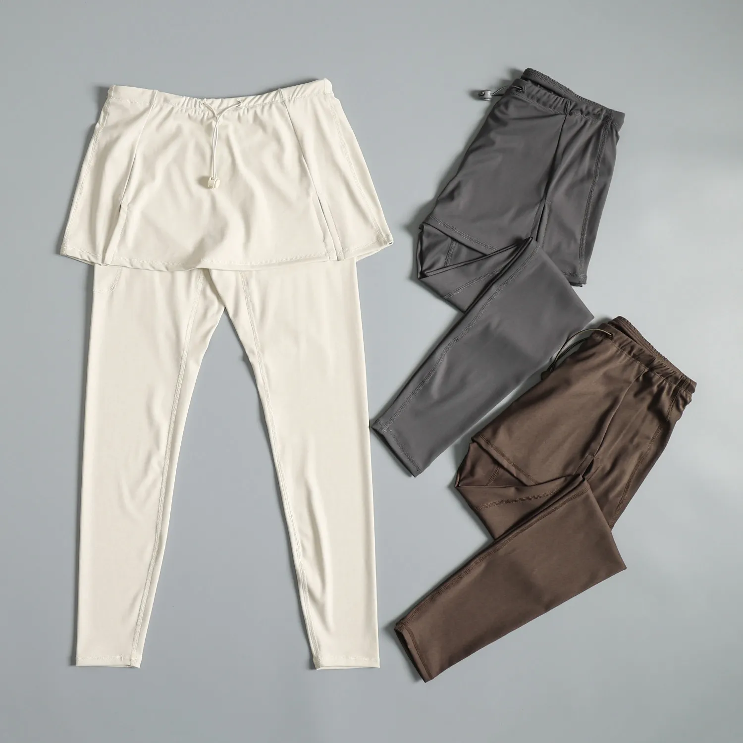Women's summer fashionable sports trousers good-looking fake two-piece yoga exercise sports culottes high-waisted running
Women's summer fashionable sports trousers good-looking fake two-piece yoga exercise sports culottes high-waisted running