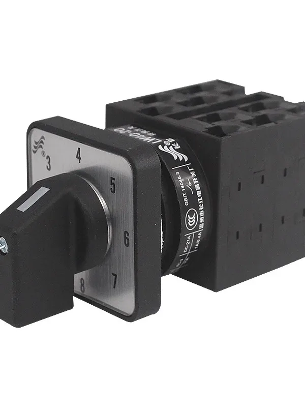 LW42A2-4422/LF774 One Out Of Eight Single Line 8-Way 20A Power Supply Voltage Switching Cam Universal Change-over Switch
LW42A2-4422/LF774 One Out Of Eight Single Line 8-Way 20A Power Supply Voltage Switching Cam Universal Change-over Switch