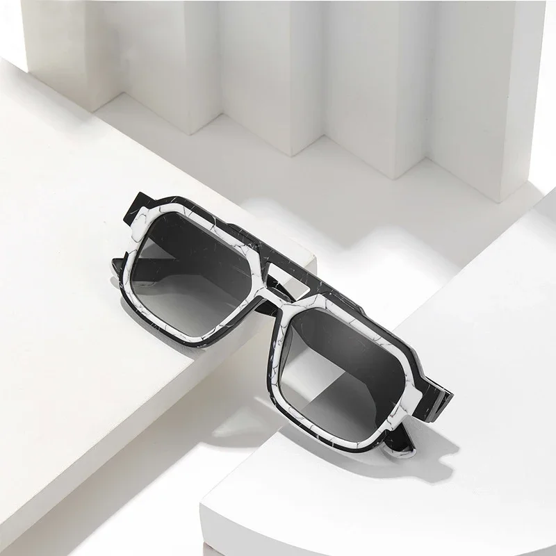 618858 New Men Acetate Sunglasses Designer Handmade Technology Sense Fashion Personality Square Sunglasses Can Be Carved LOGO
618858 New Men Acetate Sunglasses Designer Handmade Technology Sense Fashion Personality Square Sunglasses Can Be Carved LOGO