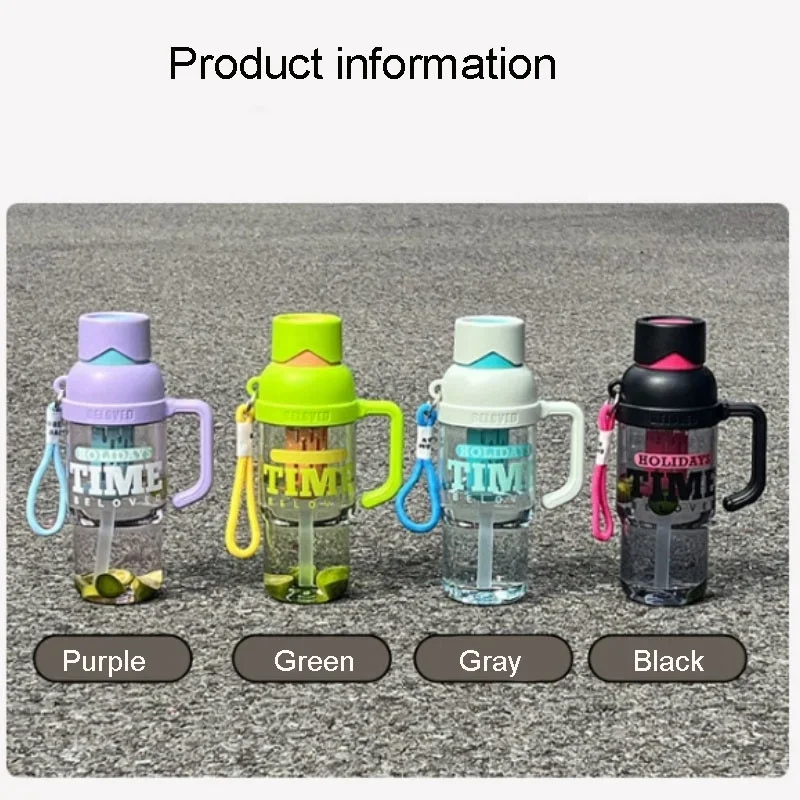 Large-capacity Teacups Double Drinking Cups Easy To Carry High Value and Multi-color Optional Outdoor Water Cup with Handle
Large-capacity Teacups Double Drinking Cups Easy To Carry High Value and Multi-color Optional Outdoor Water Cup with Handle