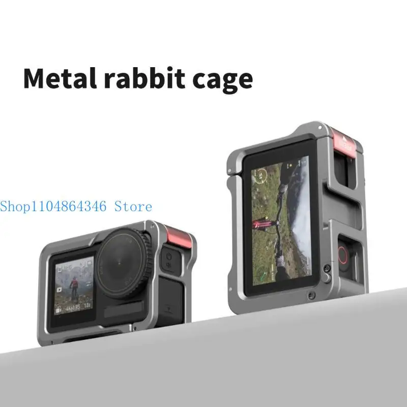 652F Aluminu Video Rig Cage for Action Cameras Protective Frame with Cold Shoe Mount
652F Aluminu Video Rig Cage for Action Cameras Protective Frame with Cold Shoe Mount