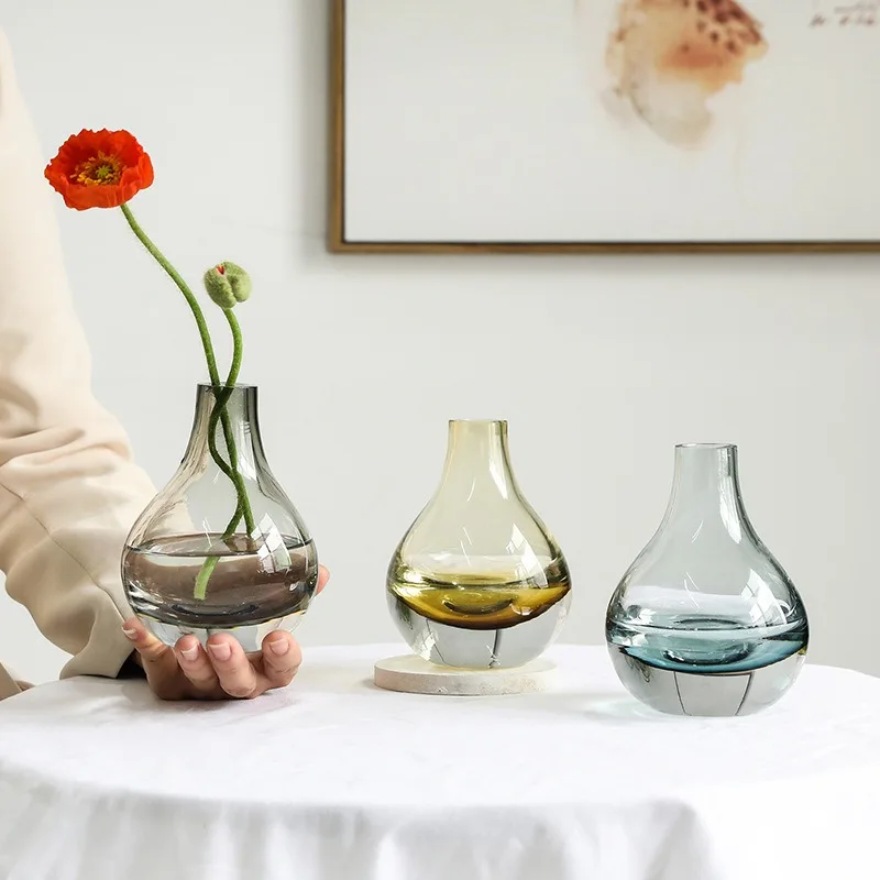 Nordic Ins Style Colorful Droplet Transparent Glass Mini Vase Elegant Decorative Flower Vase for Home Office Tabletop Decor
Nordic Ins Style Colorful Droplet Transparent Glass Mini Vase Elegant Decorative Flower Vase for Home Office Tabletop Decor