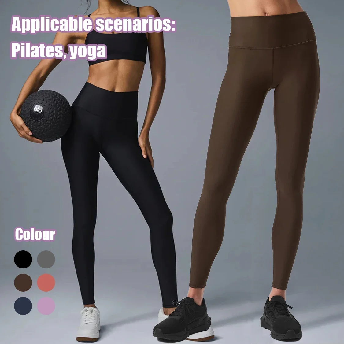 AL 7/8 High-Waist Airlift Legging Women Pilates Yoga Street Style Comfortable Pants Tight Trousers Exercise Solid Color Leggings
AL 7/8 High-Waist Airlift Legging Women Pilates Yoga Street Style Comfortable Pants Tight Trousers Exercise Solid Color Leggings