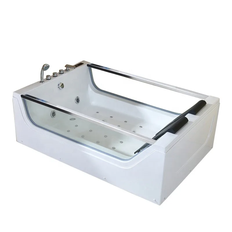 New Design Indoor whirlpool Bath Tub Acrylic Massage Bathtubs for 2 Adults With Pillow and Massage Jets in Bathroom
New Design Indoor whirlpool Bath Tub Acrylic Massage Bathtubs for 2 Adults With Pillow and Massage Jets in Bathroom