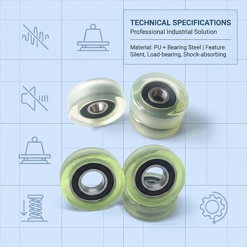 8pcs 5*24*5 PU Coated Roller Bearing 625RS Plastic Bearings PU62524-5 OD 24mm Polyurethane Soft Rubber Guide Wheel Pulley 5x24x5
8pcs 5*24*5 PU Coated Roller Bearing 625RS Plastic Bearings PU62524-5 OD 24mm Polyurethane Soft Rubber Guide Wheel Pulley 5x24x5