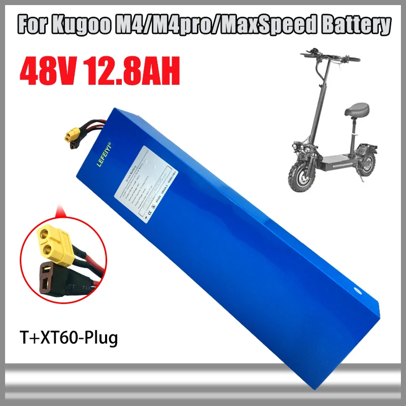 48V 12800mAh Lithium ion Rechargeable Battery Pack 13S4P 12.8Ah, Built-in High-power Balanced BMS 0-800W
48V 12800mAh Lithium ion Rechargeable Battery Pack 13S4P 12.8Ah, Built-in High-power Balanced BMS 0-800W