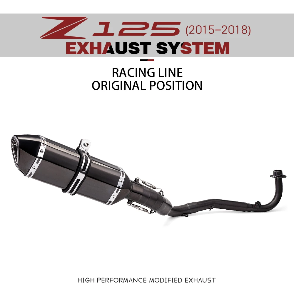 Выхлопная система мотоцикла Escape 2015-2018 Z125 125, модифицированная разделенная передняя промежуточная трубка из нержавеющей стали и глушитель
Выхлопная система мотоцикла Escape 2015-2018 Z125 125, модифицированная разделенная передняя промежуточная трубка из нержавеющей стали и глушитель