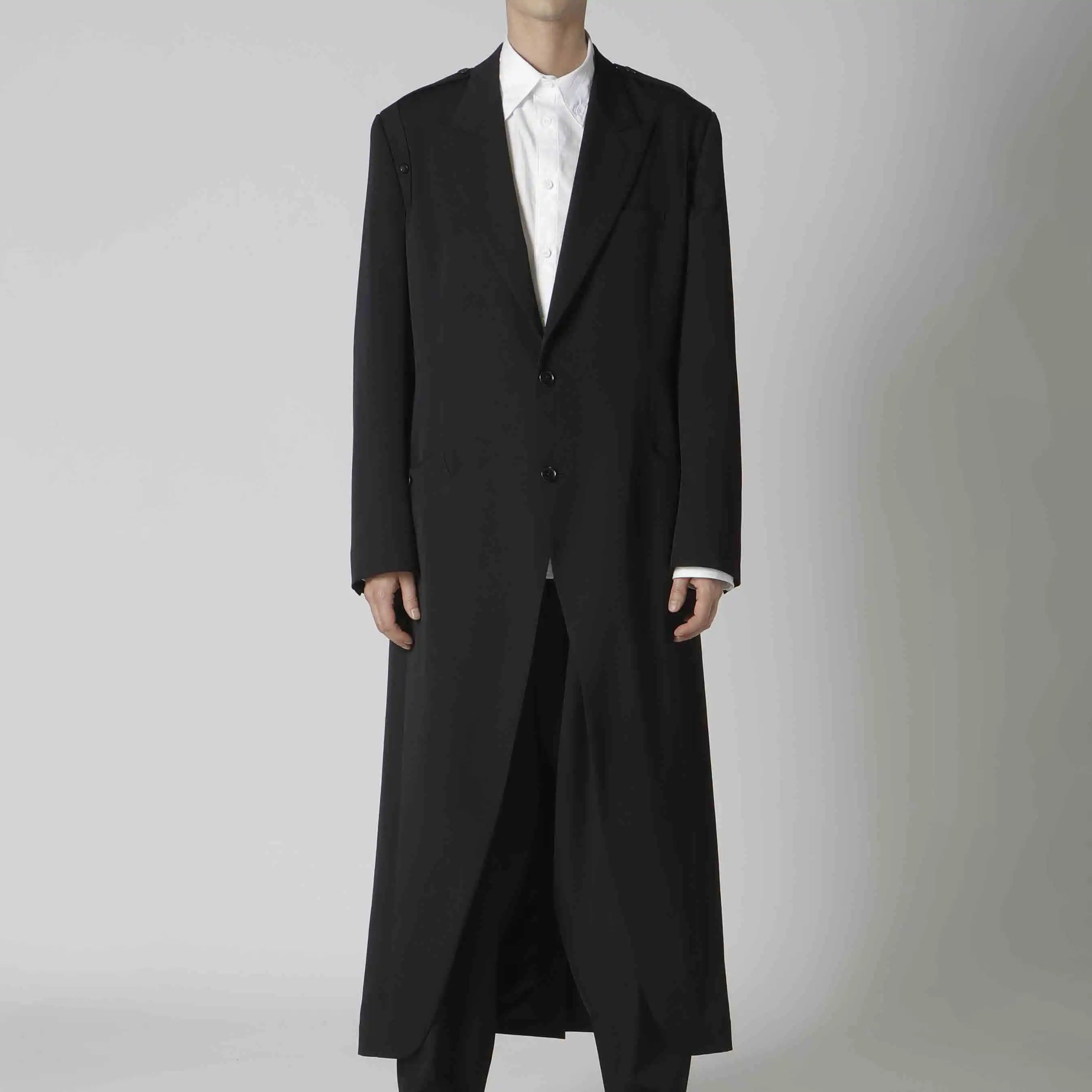 YOJI OOAK original design suit collar Japanese casual top men's long shoulder detachable coat jacket men
YOJI OOAK original design suit collar Japanese casual top men's long shoulder detachable coat jacket men