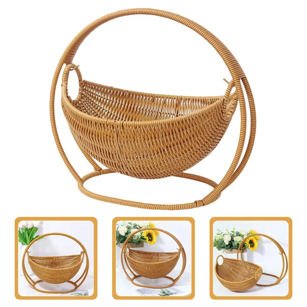 New Imitation Rattan Rattan Basket Candy Snack Storage Woven Storage Basket Decorative Storage Bowl Cat Hammock Pet Use
New Imitation Rattan Rattan Basket Candy Snack Storage Woven Storage Basket Decorative Storage Bowl Cat Hammock Pet Use