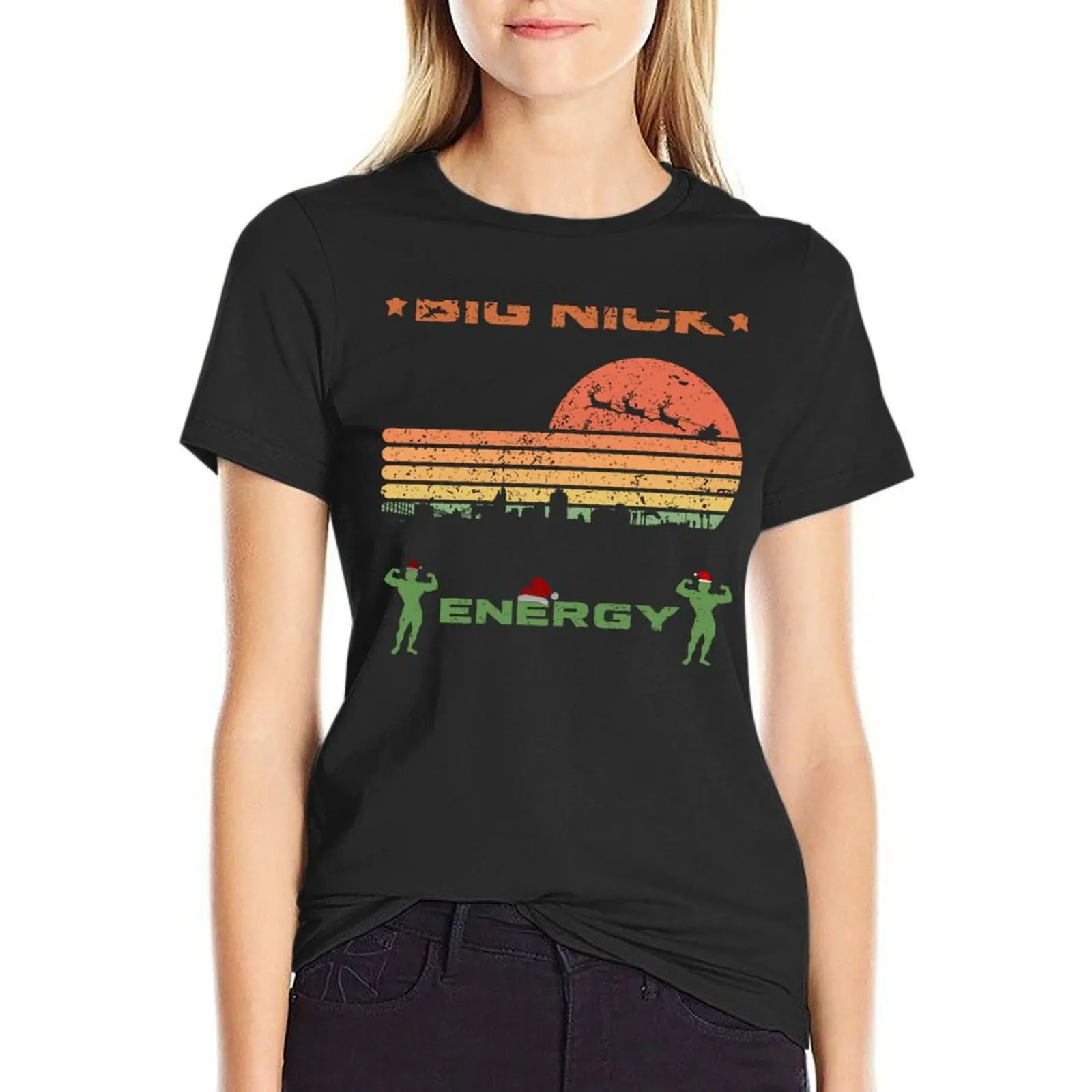 Big Nick Santa Energy, Big Nick Energy T-Shirt customizeds summer top kawaii clothes black t-shirts for Women
Big Nick Santa Energy, Big Nick Energy T-Shirt customizeds summer top kawaii clothes black t-shirts for Women