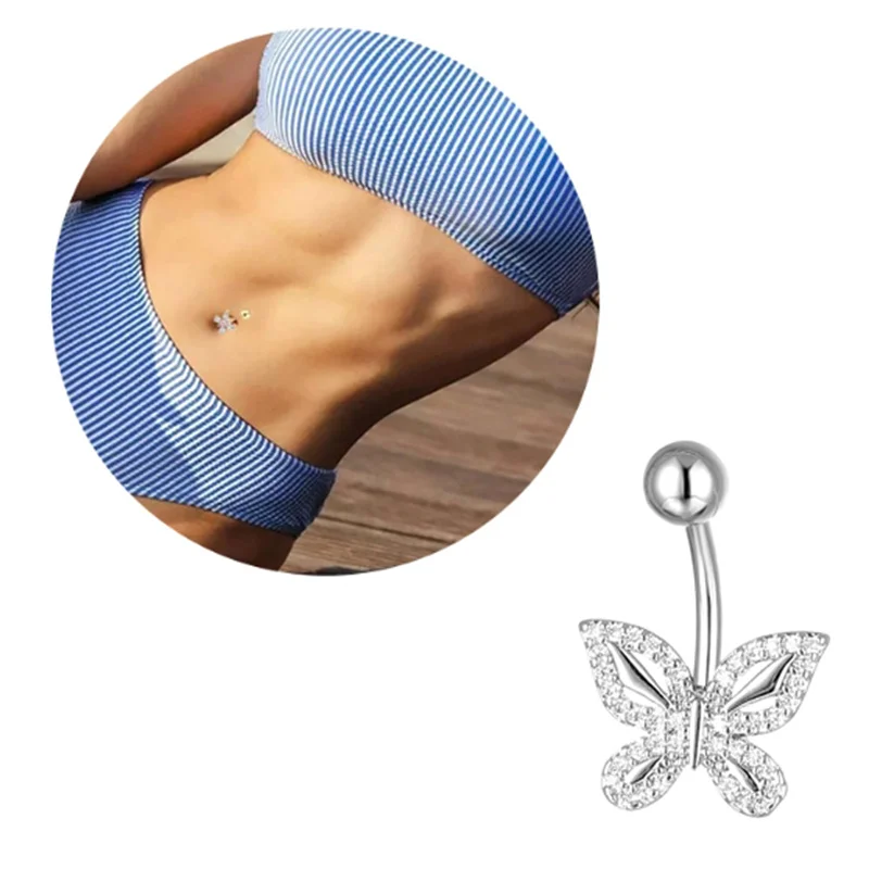 ●Titanium Navel Multiple Styles Butterfly Umbilical Jewelry Women's Fashion Perforated Jewelry Umbilical Nail
●Titanium Navel Multiple Styles Butterfly Umbilical Jewelry Women's Fashion Perforated Jewelry Umbilical Nail