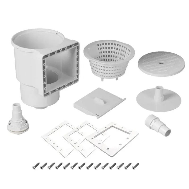 A67P-Universal Fit Above Ground Pool Skimmer-Pool Skimmer Accessory Kit -Opening Width 6In Fit All Standard Pool Wall Cutouts
A67P-Universal Fit Above Ground Pool Skimmer-Pool Skimmer Accessory Kit -Opening Width 6In Fit All Standard Pool Wall Cutouts