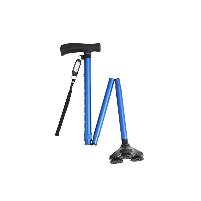 Aluminum alloy crutches folding telescopic four-legged non-slip without light elderly auxiliary mountaineering pole
Aluminum alloy crutches folding telescopic four-legged non-slip without light elderly auxiliary mountaineering pole