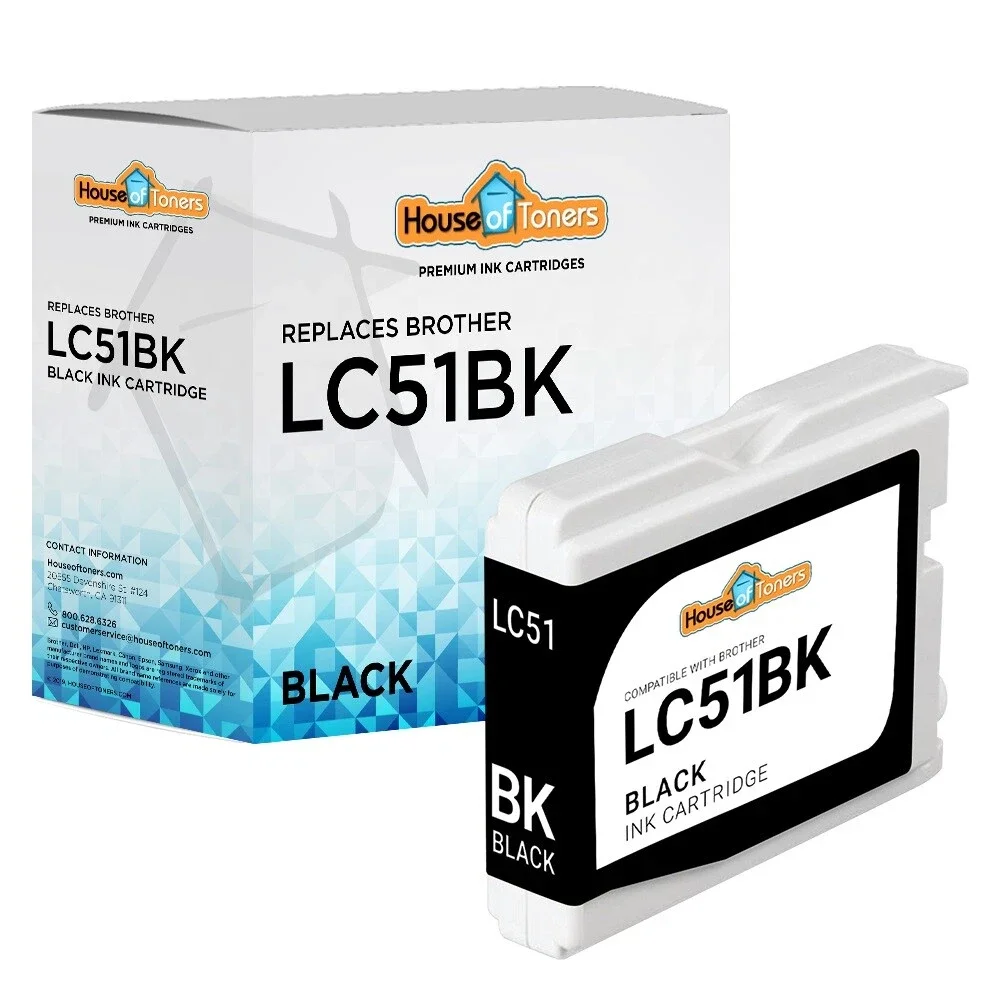 1 шт. LC51 LC-51 черный для картриджей Brother MFC230C MFC240C MFC3360C MFC440
1 шт. LC51 LC-51 черный для картриджей Brother MFC230C MFC240C MFC3360C MFC440