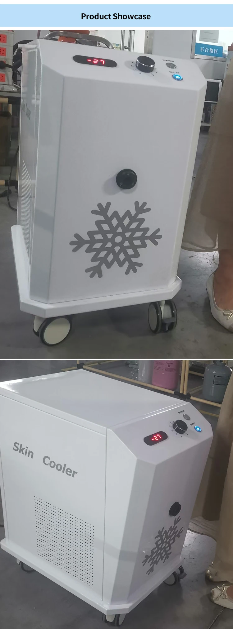 Portable Mini S/kin Cooling Machine -30℃ Salon Aircooler Facial Sk/in Cooler Beauty Care Device
Portable Mini S/kin Cooling Machine -30℃ Salon Aircooler Facial Sk/in Cooler Beauty Care Device