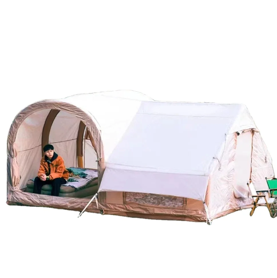 Intergrated Large Inflatable Log Cabin Tent for Family Outdoor Camping House Tent
Intergrated Large Inflatable Log Cabin Tent for Family Outdoor Camping House Tent