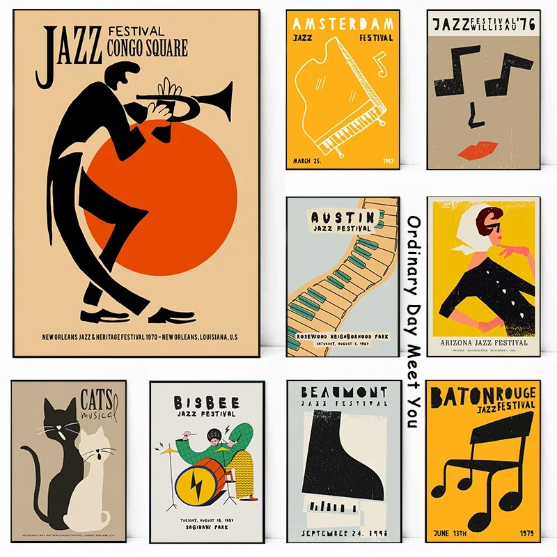 Винтажный музыкальный постер, холст, картина Austin Beaumont Chicago Stockholm Jazz Festival, настенная художественная картина для гостиной, домашний декор
Винтажный музыкальный постер, холст, картина Austin Beaumont Chicago Stockholm Jazz Festival, настенная художественная картина для гостиной, домашний декор