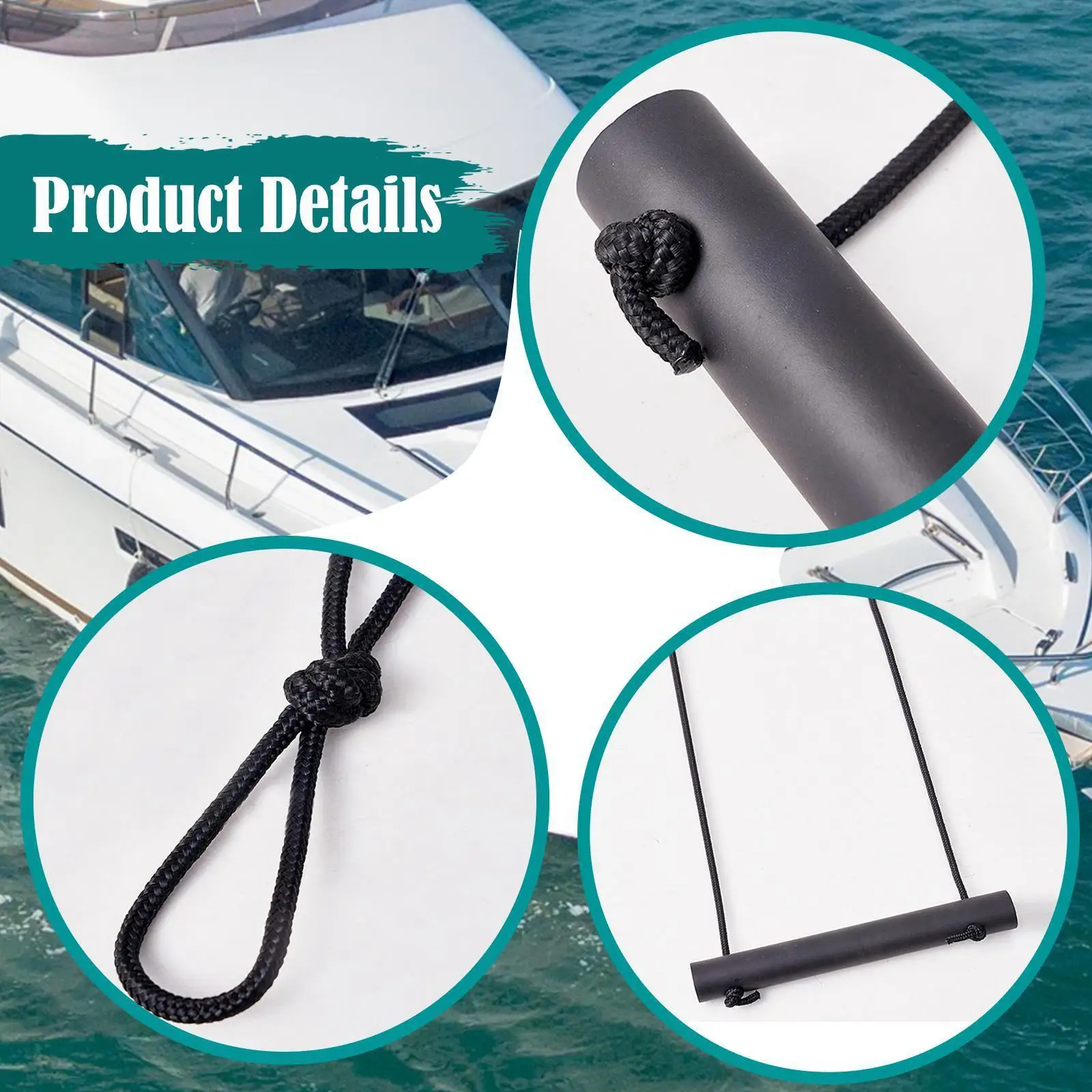 Boat Rope Ladder Portable Reinforced Sturdy,Boarding Ladder Black Assist Boarding for Motorboat,Fishing Boat Canoeing Kayak
Boat Rope Ladder Portable Reinforced Sturdy,Boarding Ladder Black Assist Boarding for Motorboat,Fishing Boat Canoeing Kayak