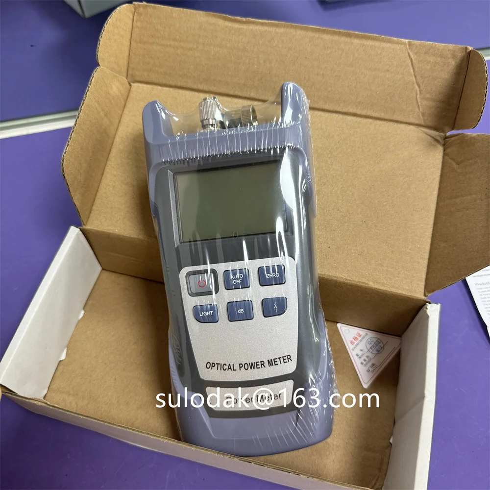Handle Optical Power Meter -70~+3dBm SC/FC Connector FTTH Fiber Optical Cable Tester Optical Power Meter
Handle Optical Power Meter -70~+3dBm SC/FC Connector FTTH Fiber Optical Cable Tester Optical Power Meter