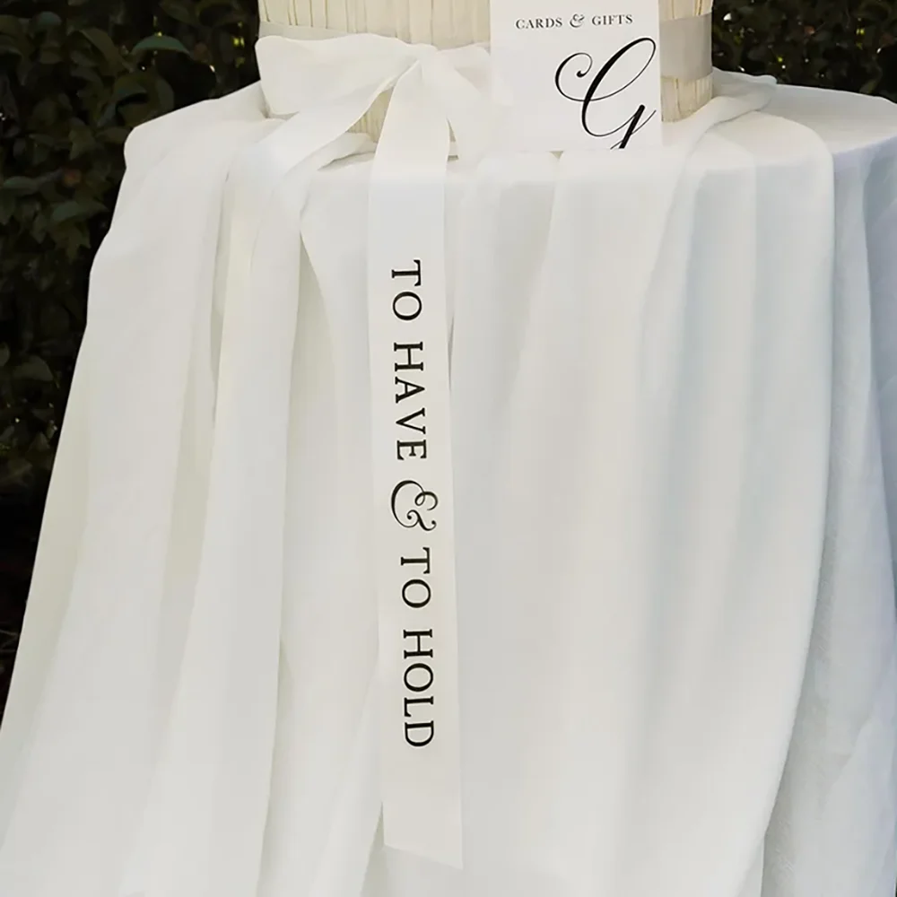 To Have & To Hold Ribbon Band Wishing Well Wedding Table Wedding Gift Box Decorate Ribbon Bridal Shower Gifts Ritual Accessories
To Have & To Hold Ribbon Band Wishing Well Wedding Table Wedding Gift Box Decorate Ribbon Bridal Shower Gifts Ritual Accessories