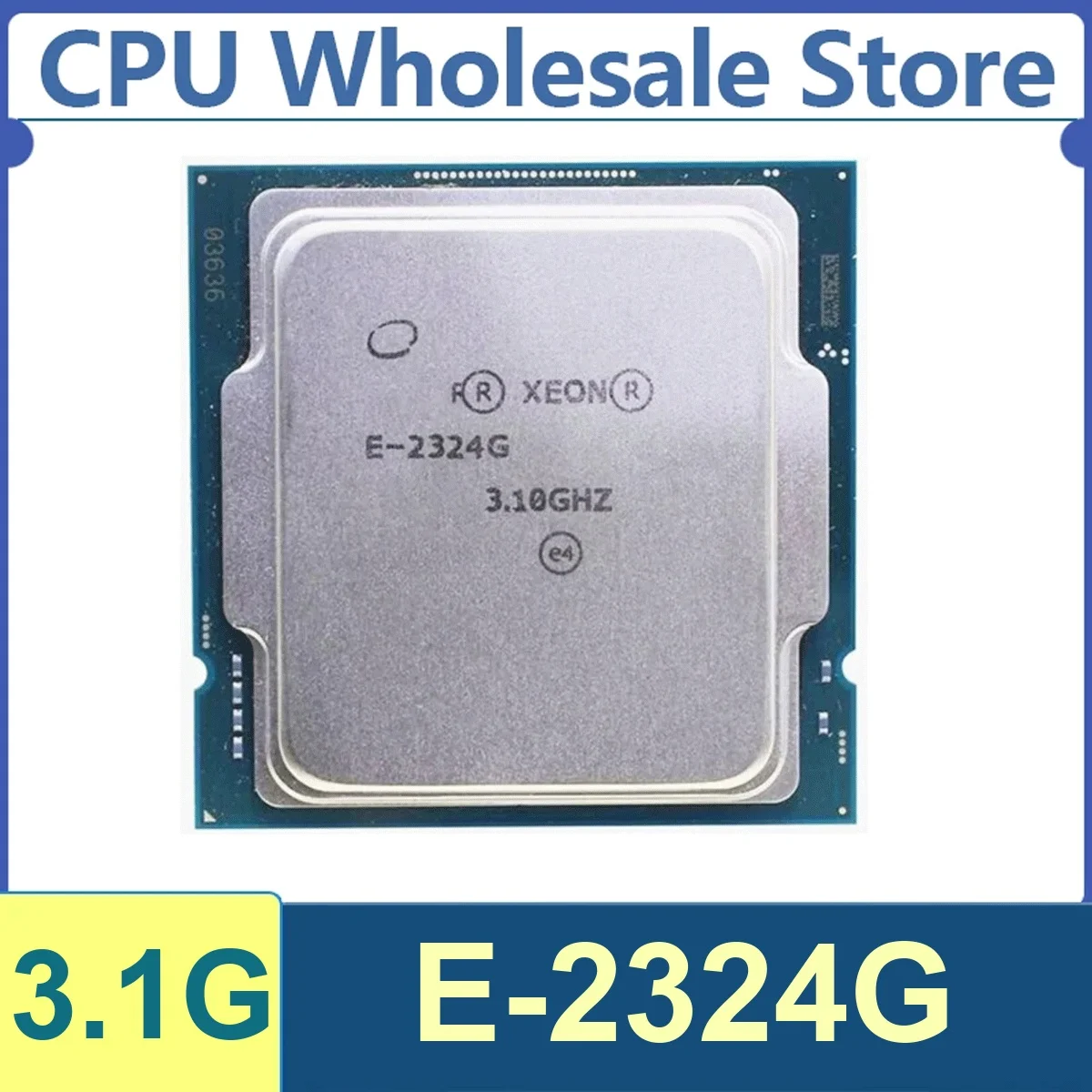 Xeon E-2324G 4 Core 4 Thread 3.10GHz 65W 8MB Cache 14nm LGA1200 SRKN7 DDR4-3200 MHz Rocket Lake UHD Graphics P750
Xeon E-2324G 4 Core 4 Thread 3.10GHz 65W 8MB Cache 14nm LGA1200 SRKN7 DDR4-3200 MHz Rocket Lake UHD Graphics P750