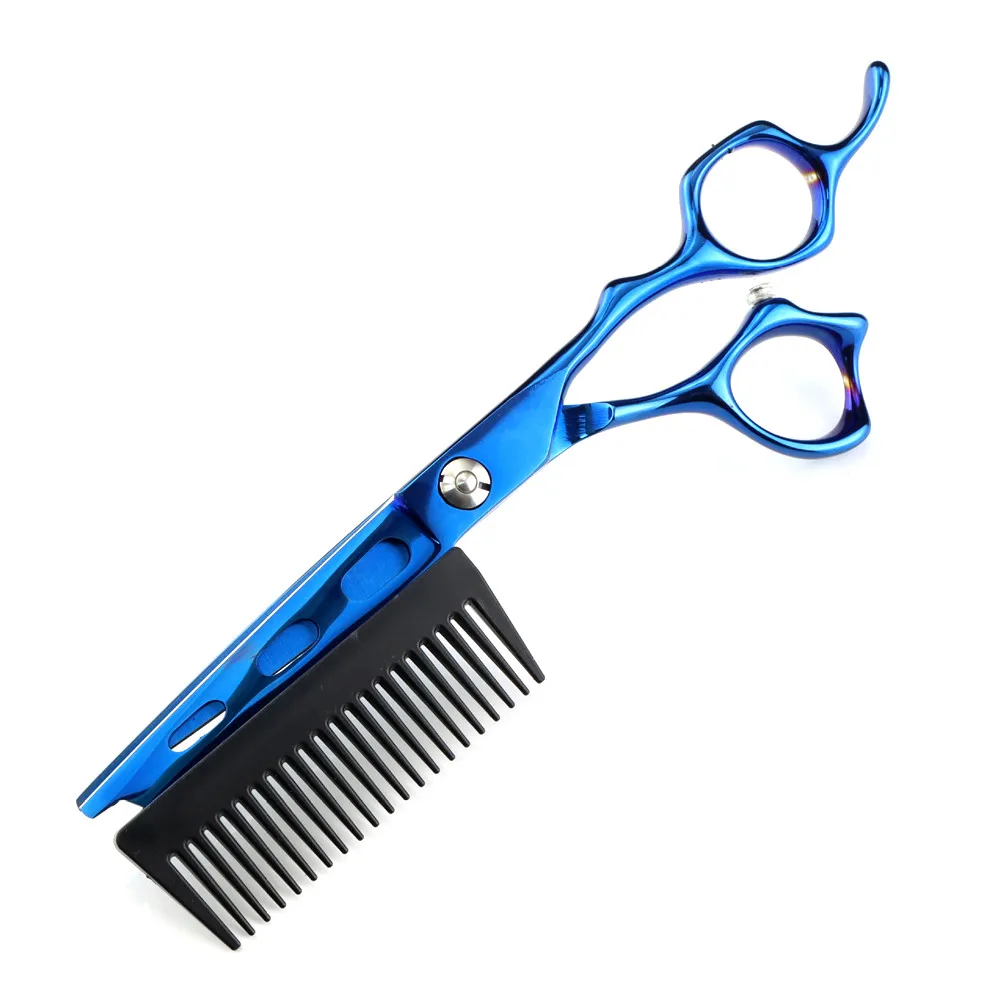 NEW Professional JP440c steel 6 '' Blue 2 in 1 hair scissors with comb haircut barber hair cutting shears hairdresser scissors
NEW Professional JP440c steel 6 '' Blue 2 in 1 hair scissors with comb haircut barber hair cutting shears hairdresser scissors