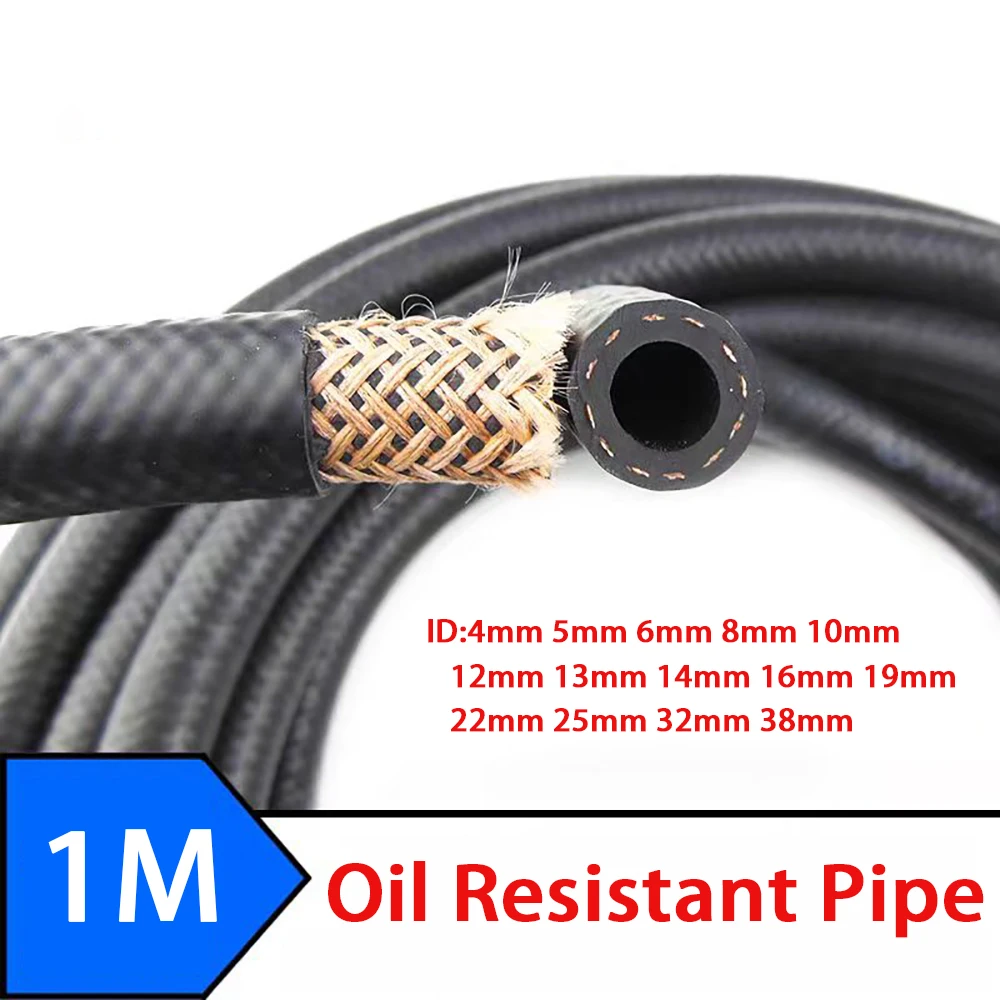 ID4~38mm Gasoline Diesel Pipe Engine High-Pressure Fuel Pipe High Temperature Resistant Fuel Delivery Rubber Pipe Hose 1M
ID4~38mm Gasoline Diesel Pipe Engine High-Pressure Fuel Pipe High Temperature Resistant Fuel Delivery Rubber Pipe Hose 1M