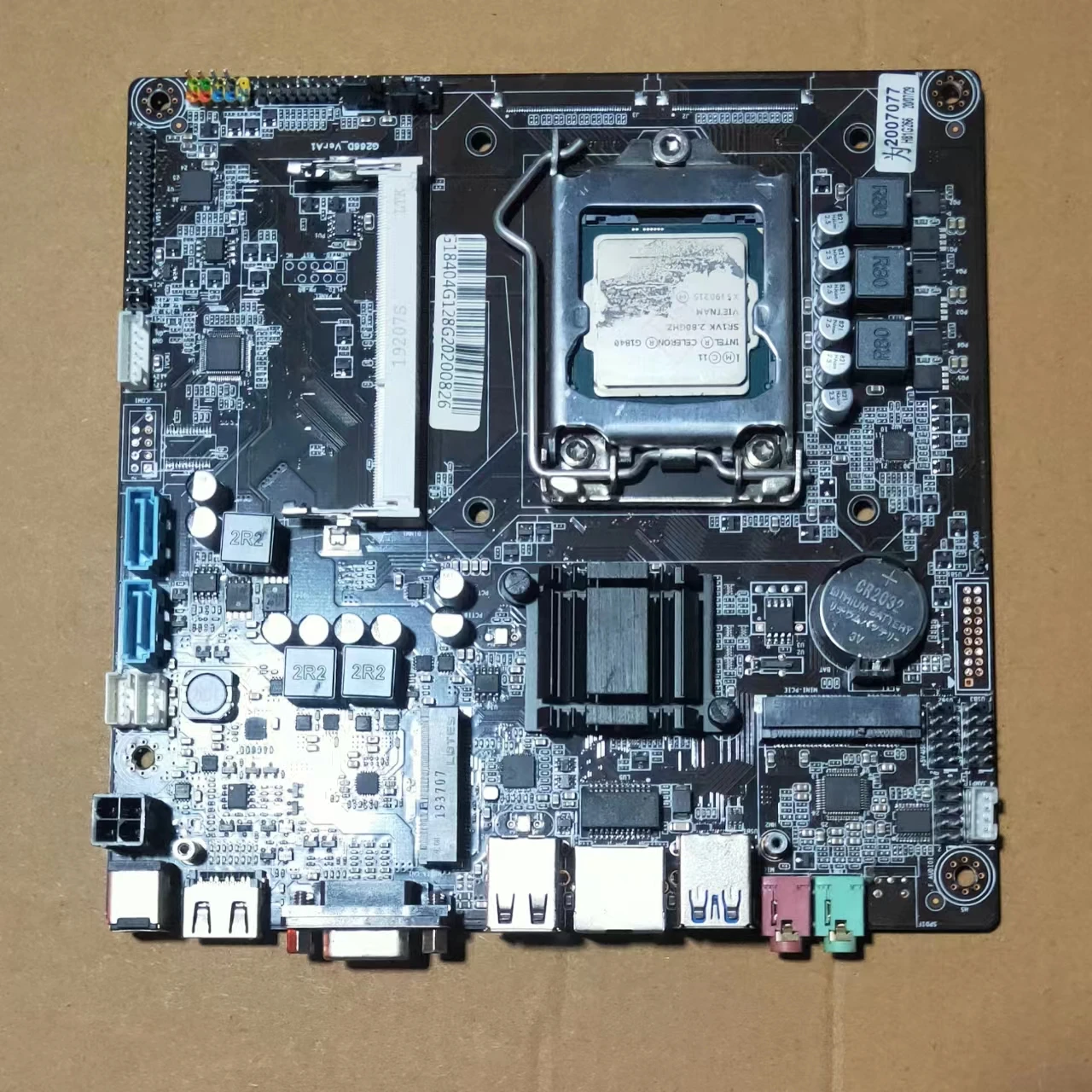 For H81G266 TG-H81G266 DDR3 Notebook Memory 1150 Interface H81 Mini Industrial Computer Board
For H81G266 TG-H81G266 DDR3 Notebook Memory 1150 Interface H81 Mini Industrial Computer Board