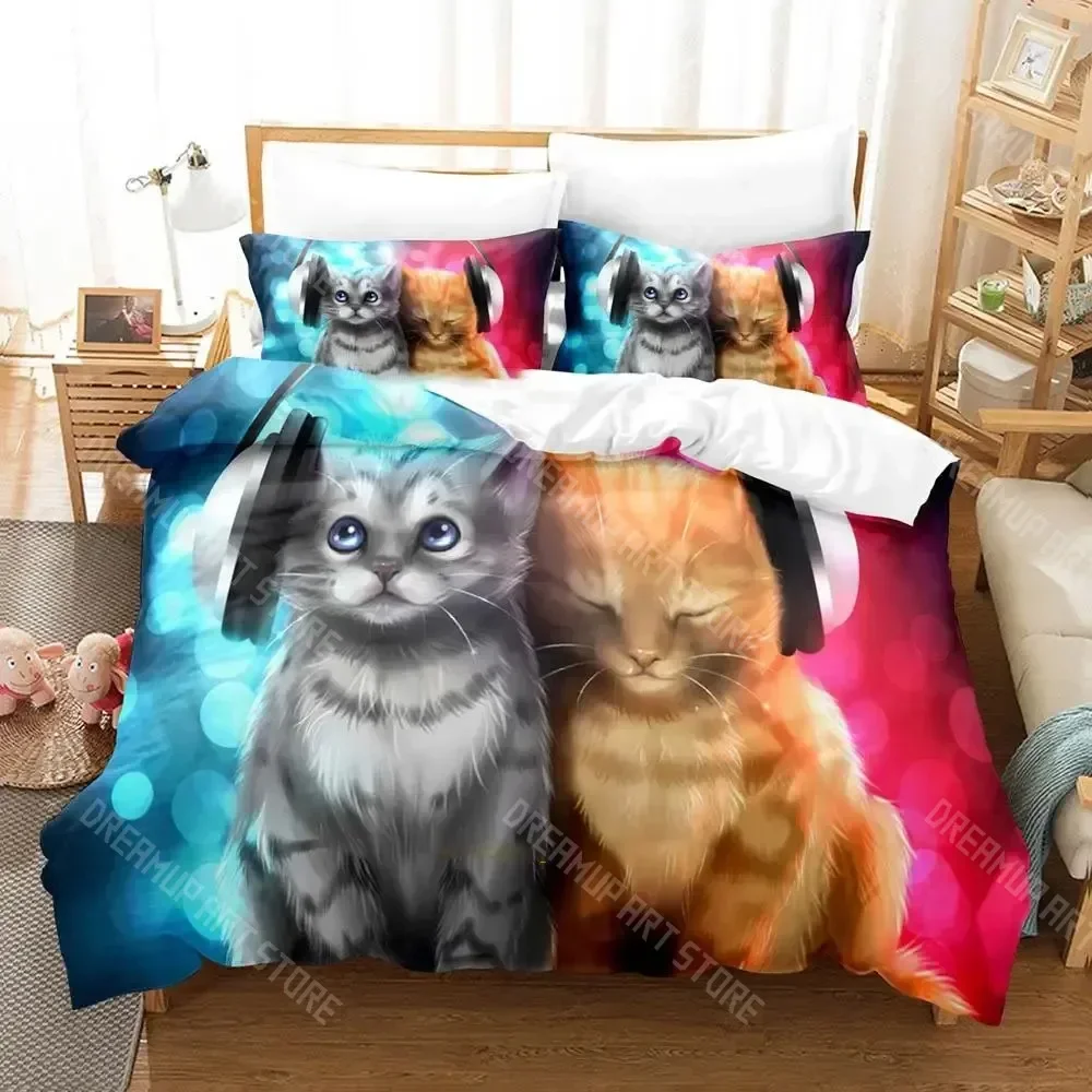 Cute Artistic Cat Bedding Set Single Twin Full Queen King Size Bed Set Adult Kid Bedroom Duvetcover Sets Anime Cat
Cute Artistic Cat Bedding Set Single Twin Full Queen King Size Bed Set Adult Kid Bedroom Duvetcover Sets Anime Cat