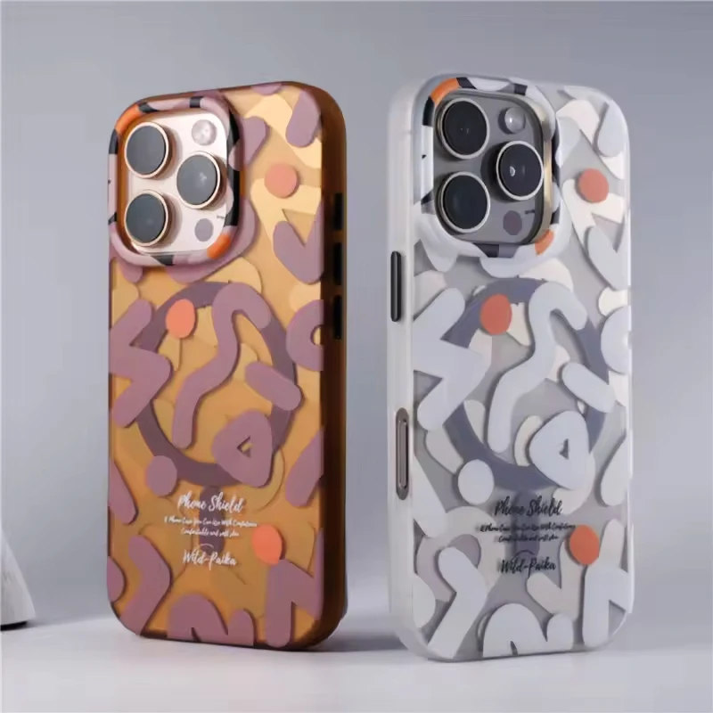 for MagSafe Geometric Graffiti Phone Case for IPhone 17Pro 16 14 15 Plus 12 13 Pro Max Magnetic Wireless Charging Hard PC Cover
for MagSafe Geometric Graffiti Phone Case for IPhone 17Pro 16 14 15 Plus 12 13 Pro Max Magnetic Wireless Charging Hard PC Cover