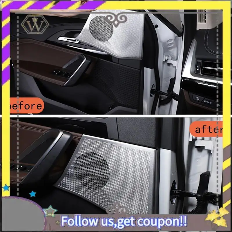 ABXV-4 Piece Car Door Audio Speaker Decorative Cover Stainless Steel Trim Interior Accessories For BMW X1 U11 2023 2024
ABXV-4 Piece Car Door Audio Speaker Decorative Cover Stainless Steel Trim Interior Accessories For BMW X1 U11 2023 2024