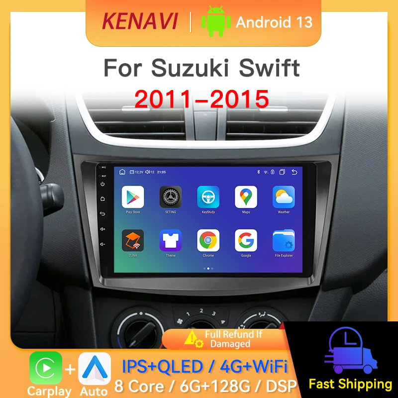 Android 13 Car Stereo Radio For Suzuki Swift 2011-2015 GPS Navigation Wireless Carplay Android Auto Multimedia Player Head Unit
Android 13 Car Stereo Radio For Suzuki Swift 2011-2015 GPS Navigation Wireless Carplay Android Auto Multimedia Player Head Unit