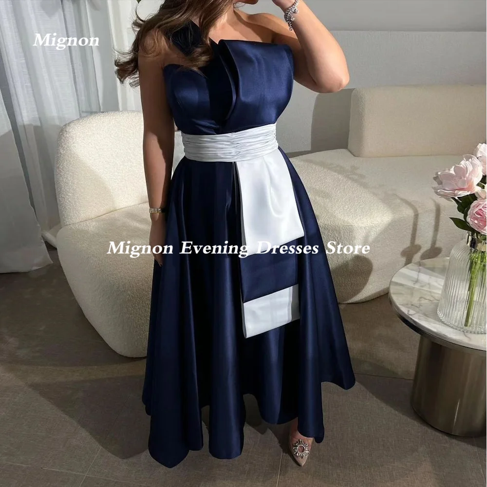 Mignon Satin A-line Prom Gown One-shoulder Populer Ruffle Evening Formal Ankle-length Elegant Party Dresses for Women 2023
Mignon Satin A-line Prom Gown One-shoulder Populer Ruffle Evening Formal Ankle-length Elegant Party Dresses for Women 2023