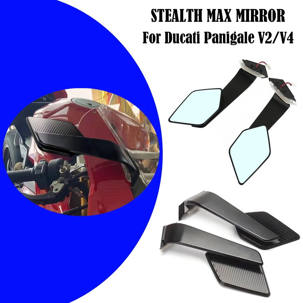 New Motorcycle For Ducati Panigale V2 PANIGALE V4 2018-2024 turn signal LED lights motorcycle accessories flow rearview mirror
New Motorcycle For Ducati Panigale V2 PANIGALE V4 2018-2024 turn signal LED lights motorcycle accessories flow rearview mirror