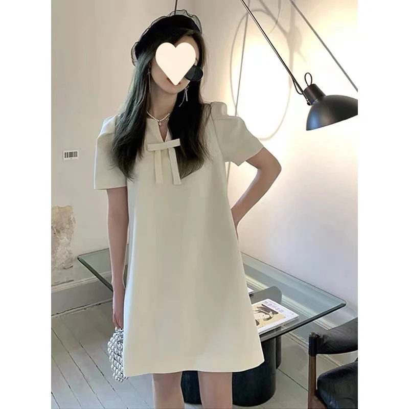 Women's summer short-sleeve dress2025New French-style elegant fairy dress, Hepburn-style sleeveless camisole dress
Women's summer short-sleeve dress2025New French-style elegant fairy dress, Hepburn-style sleeveless camisole dress