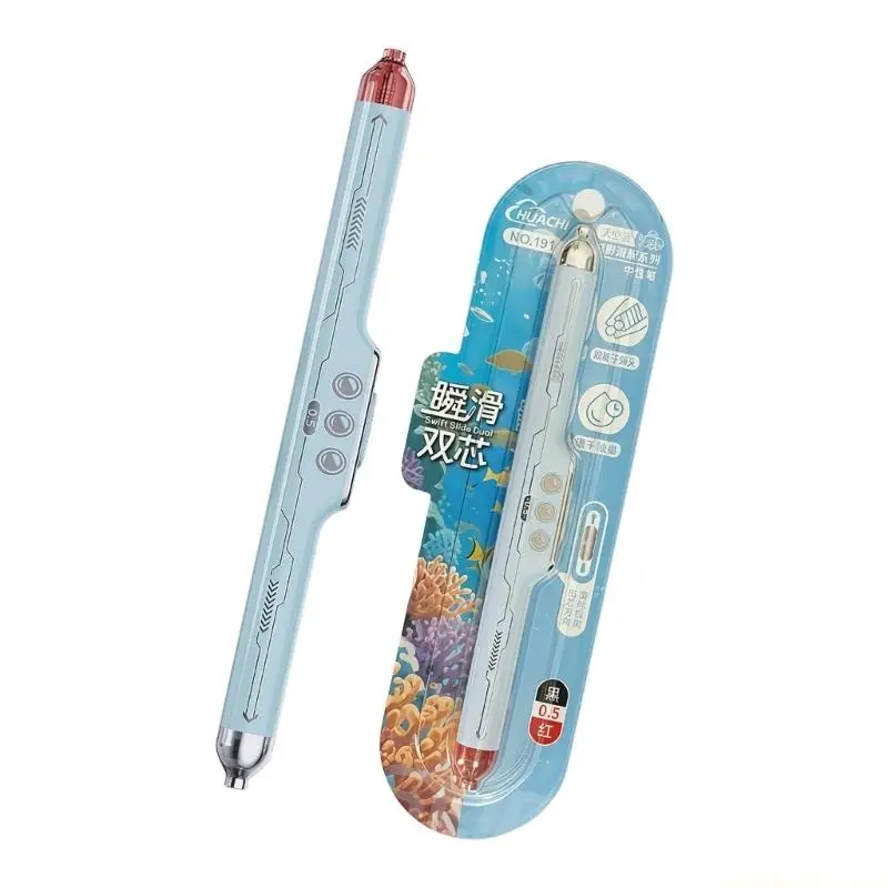 Double Color Retractable Ballpoint Pen 0.5MM Fine Tip Double Ended Ballpoint Pen
Double Color Retractable Ballpoint Pen 0.5MM Fine Tip Double Ended Ballpoint Pen