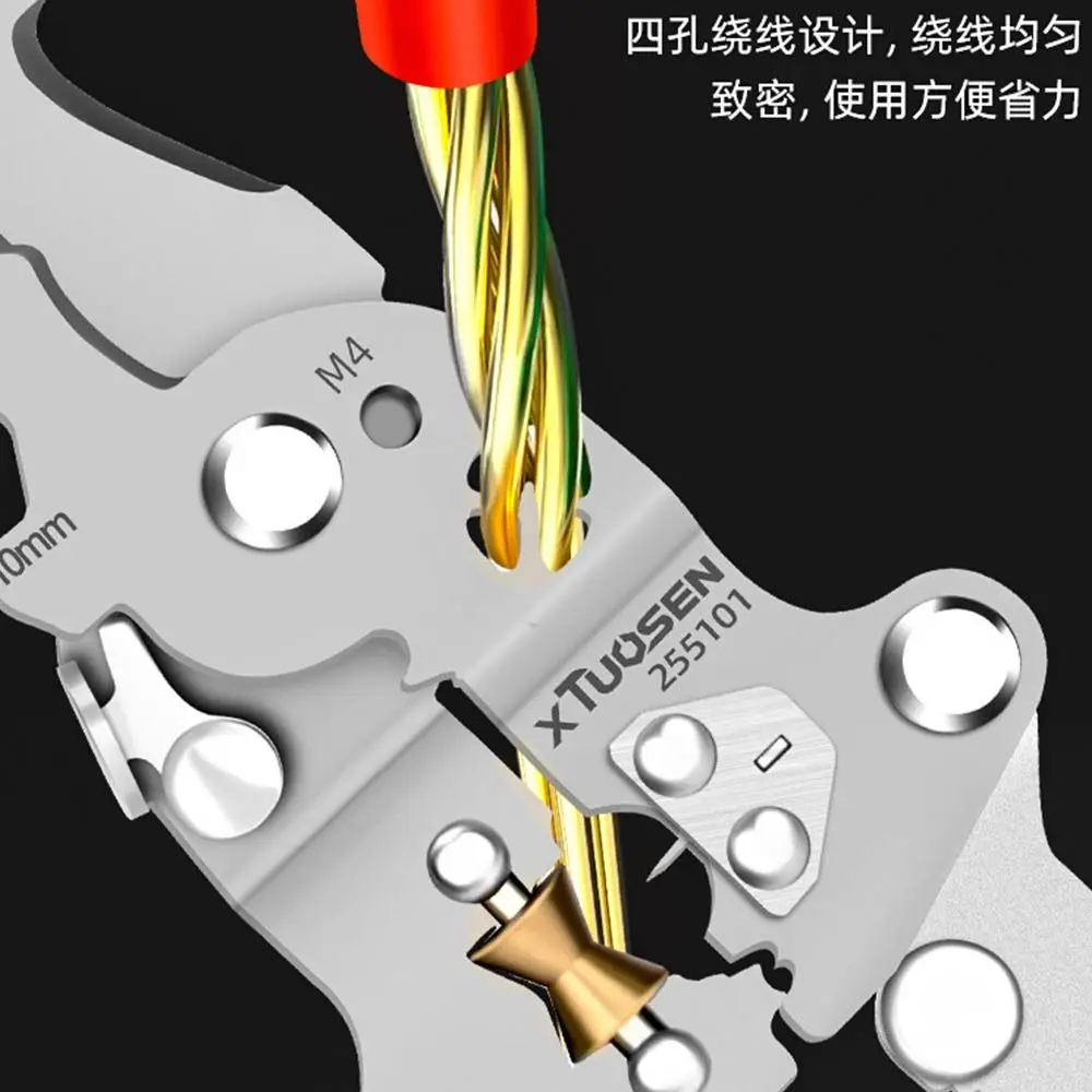 Voltage Testing Electrician Stripping Plier Cable Cutting Crimping Foldable Wire Stripping Pliers Efficient Wiring Cable Clamper
Voltage Testing Electrician Stripping Plier Cable Cutting Crimping Foldable Wire Stripping Pliers Efficient Wiring Cable Clamper
