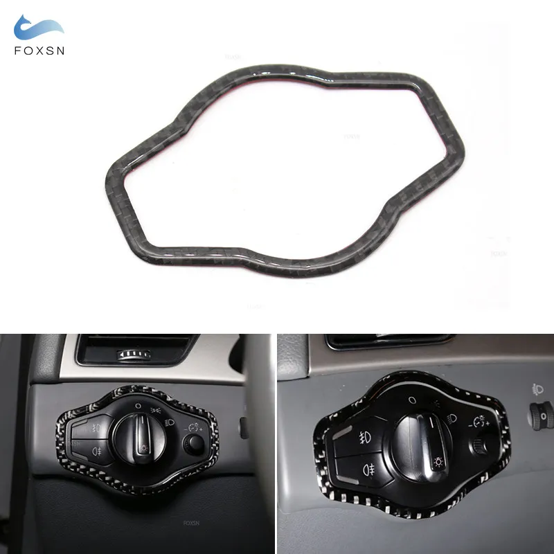 Для Audi A4 B8 A5 Q5 2010 2011 2012 2013 2014 2015 2016 Кнопка переключения фар из углеродного волокна Рамка Крышка Наклейка Накладка 
Для Audi A4 B8 A5 Q5 2010 2011 2012 2013 2014 2015 2016 Кнопка переключения фар из углеродного волокна Рамка Крышка Наклейка Накладка