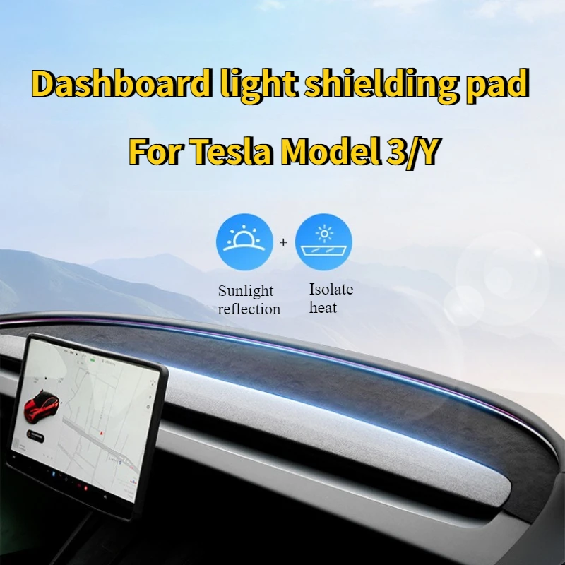 Чехол на приборную панель с защитой от ультрафиолета для Tesla Model 3/Y, аксессуары для центральной консоли, защитный коврик для приборной панели, солнцезащитный козырек для модели Y Juniper 2025
Чехол на приборную панель с защитой от ультрафиолета для Tesla Model 3/Y, аксессуары для центральной консоли, защитный коврик для приборной панели, солнцезащитный козырек для модели Y Juniper 2025